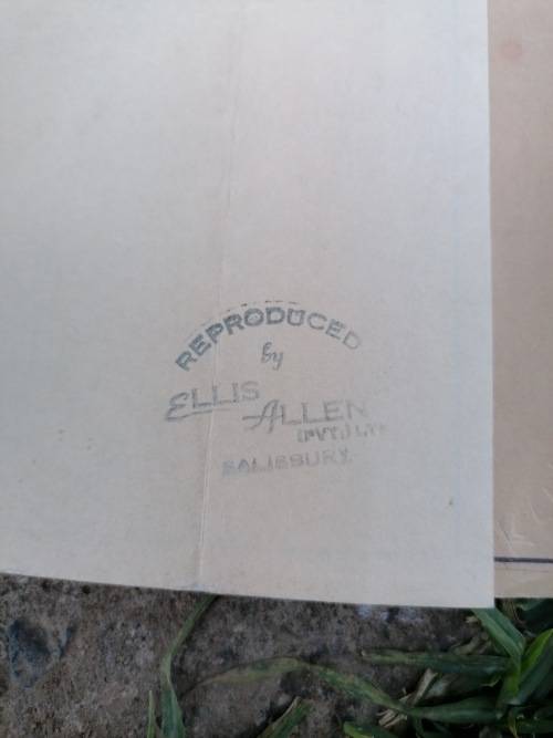 Rhodesian BSA Police Anti-Terrorist Unit poster - Nights with the Nineteenth, autographed (Rhodesia)