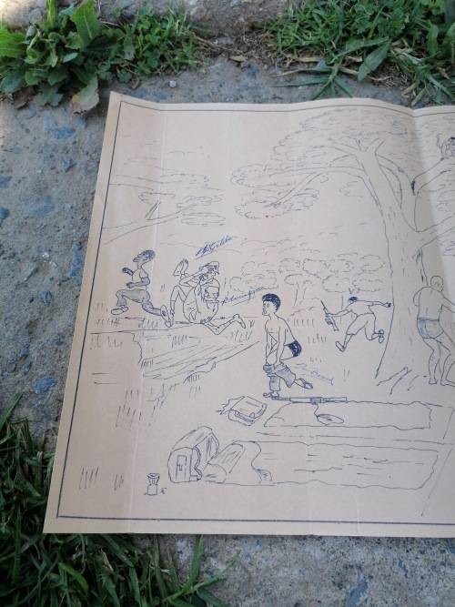 Rhodesian BSA Police Anti-Terrorist Unit poster - Nights with the Nineteenth, autographed (Rhodesia)