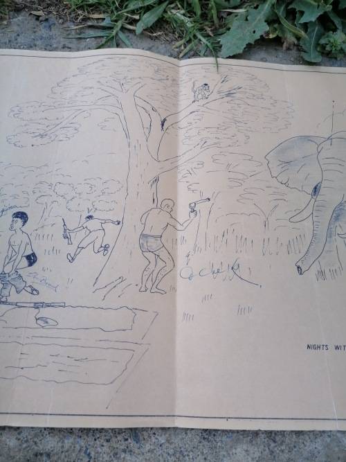 Rhodesian BSA Police Anti-Terrorist Unit poster - Nights with the Nineteenth, autographed (Rhodesia)