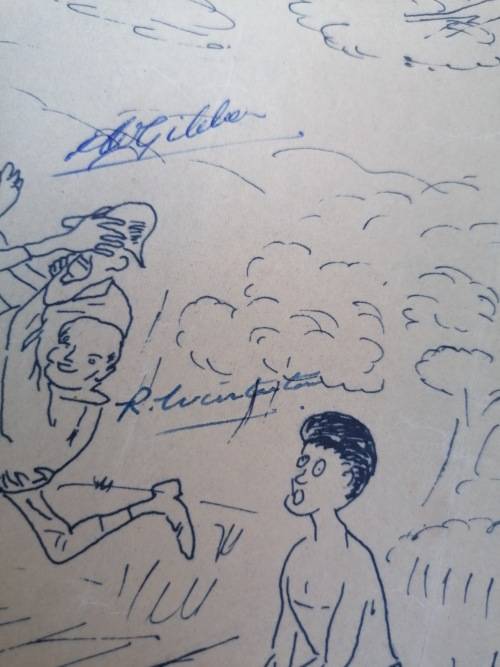 Rhodesian BSA Police Anti-Terrorist Unit poster - Nights with the Nineteenth, autographed (Rhodesia)