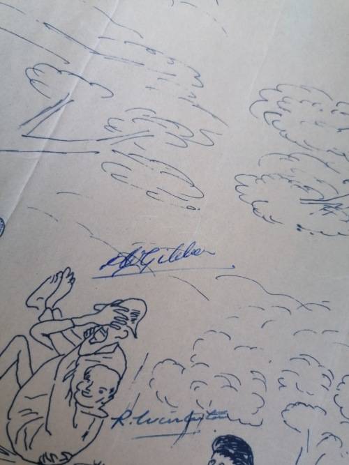 Rhodesian BSA Police Anti-Terrorist Unit poster - Nights with the Nineteenth, autographed (Rhodesia)