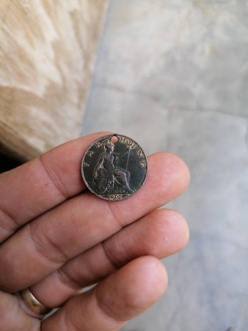 Boer wat Trench art 1902 farthing