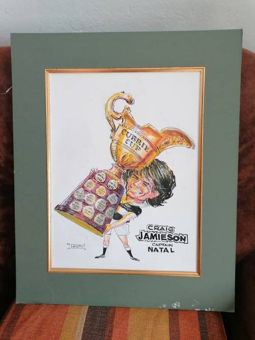 Jock Leyden(1908 - 2000)- Original Cartoon by this Internationally Acclaimed Cartoonist 55cm x 46cm