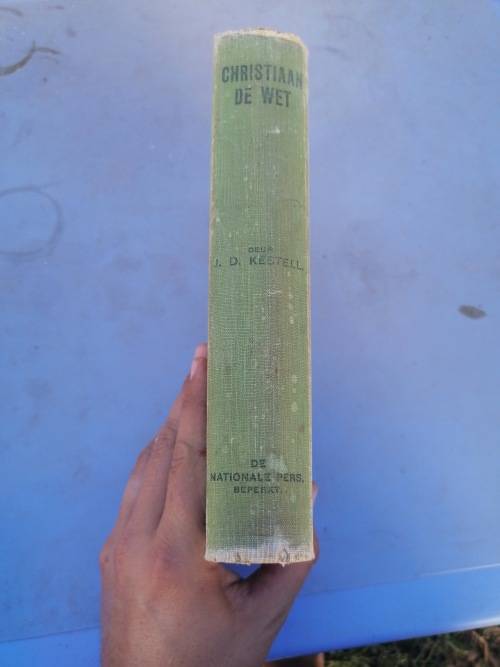 Christiaan de Wet `n Lewensbeskrywing ~ deur JD Kestell - Hard cover 1920