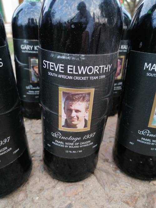 RARE 1999 SA cricket team special release wine collection