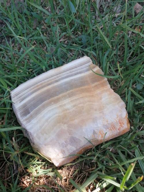 VINTAGE NATURAL AGATE CIGARETTE CIGAR ASHTRAY