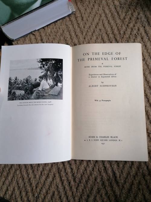 on the edge of the primeval forest Albert schweitzer