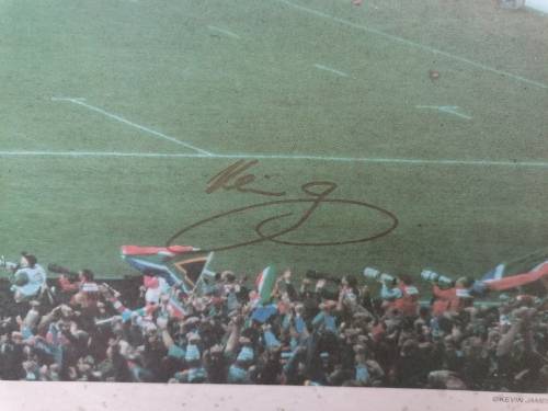 Large 1995 world cup.picture signed by photographer 119cm x 62cm