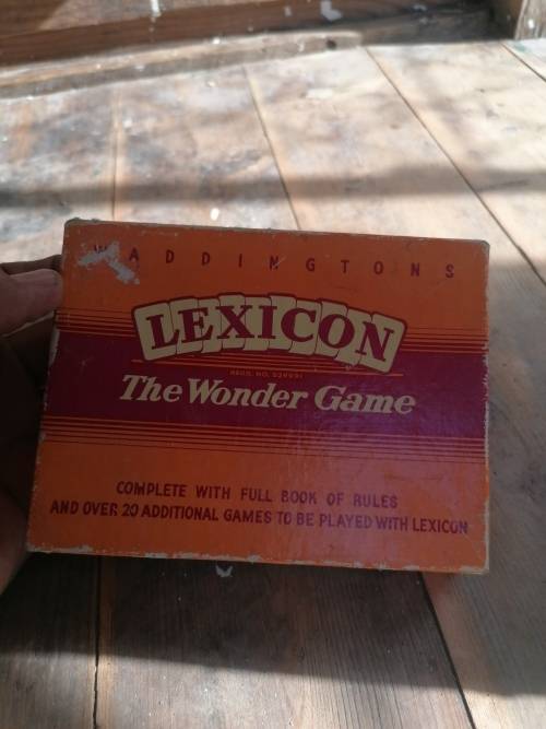 Vintage lexicon the wonder game