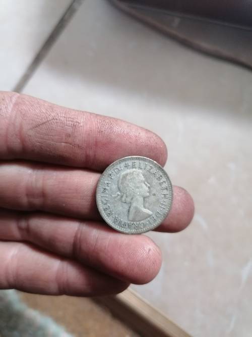 Australia shilling 1957 silver 0.500