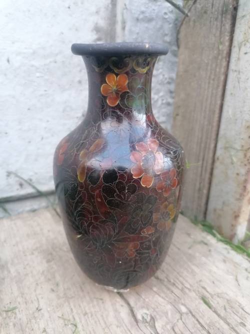 WOW AMAZING Chinese Enamel and Cloissane Vase