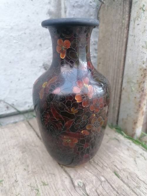 WOW AMAZING Chinese Enamel and Cloissane Vase