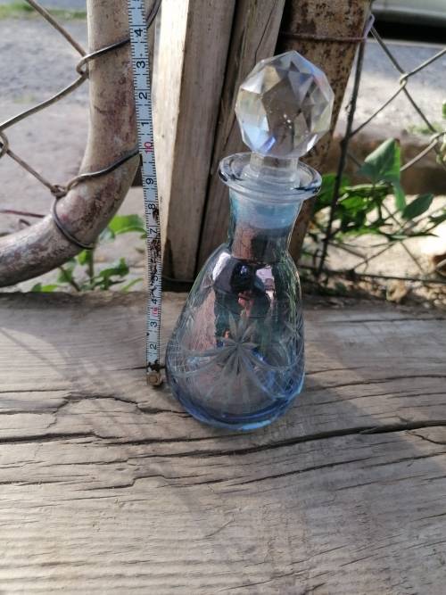 Vintage crystal perfume bottle