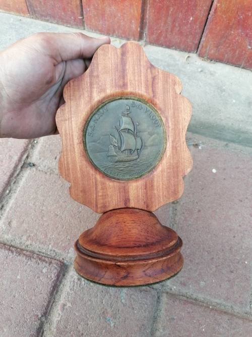 Launch of SAS Emily Hobhouse 1971 medallion