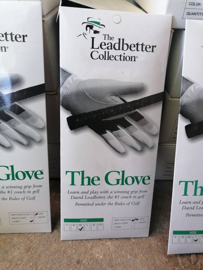 The leadbetter collection left hand golf gloves. Bid per glove. Inquire the size you need