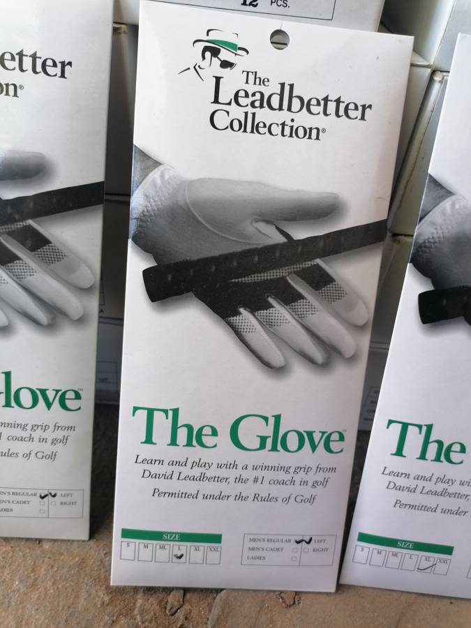 The leadbetter collection left hand golf gloves. Bid per glove. Inquire the size you need