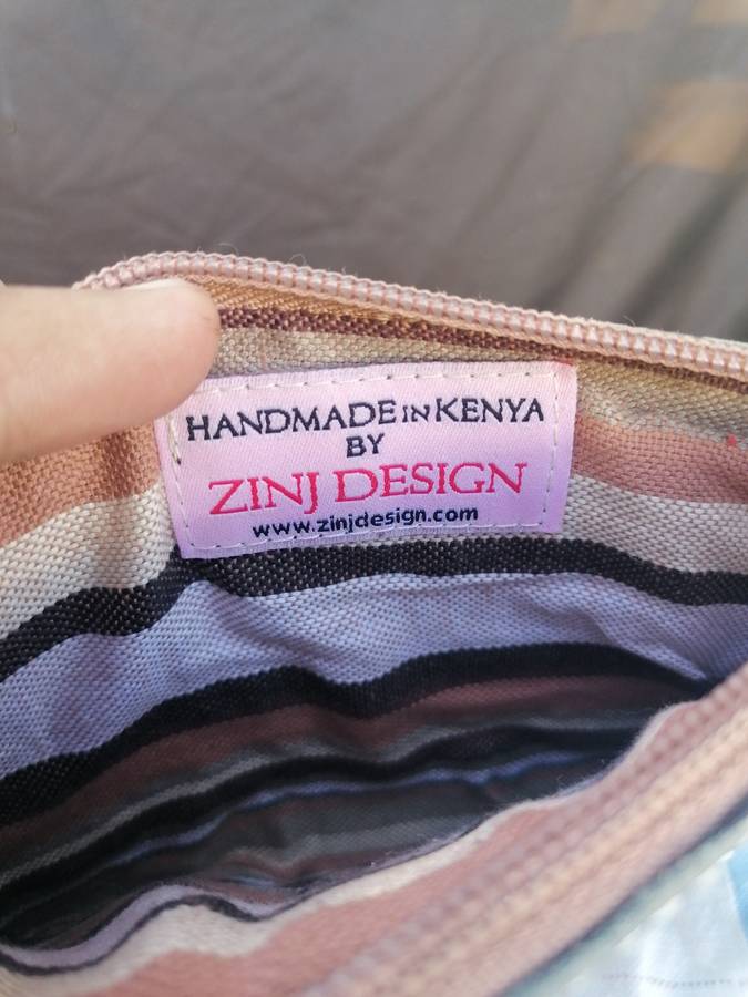 handmade in kenya by zinj design purse
