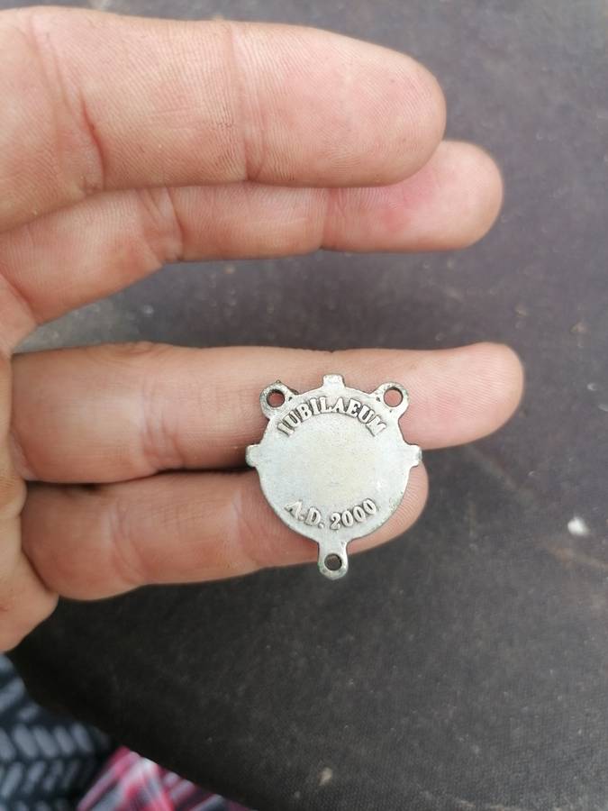 Christus Heri Hodie Semper - Vintage Catholic Medal or Pendant - Holy Year Jubilee 2000