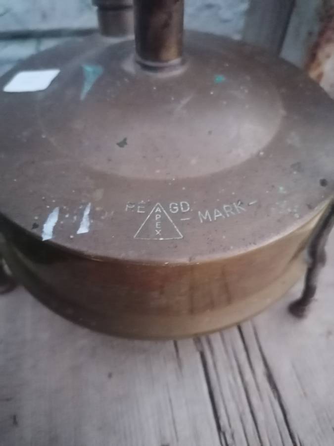 Vintage Apex Brass Paraffin Stove
