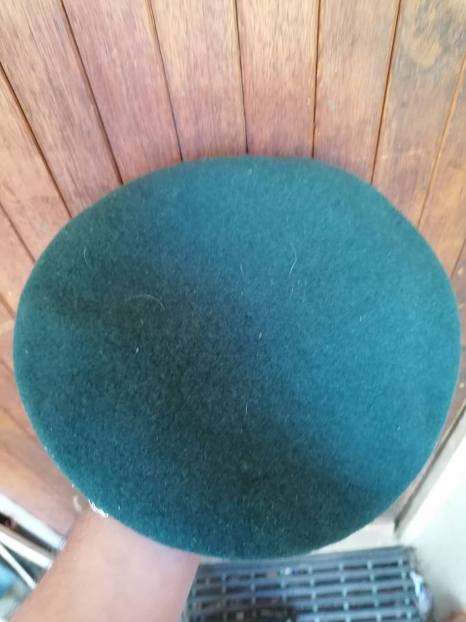 South African Commando Beret with Bar & Cap Badge