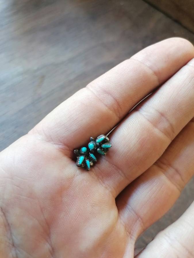 1950s Zuni Turquoise Earrings