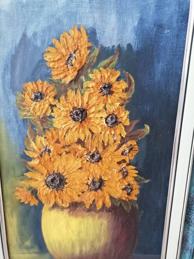 Stunning framed painting.