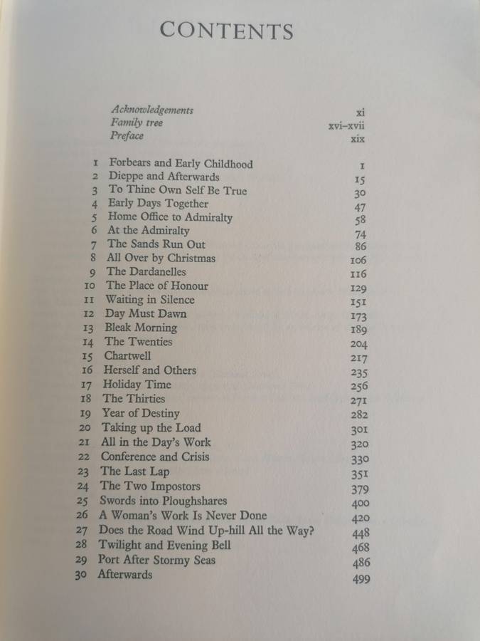 Clementine Churchill Lady Spencer Winston Wife by Daughter Soames Reference Book