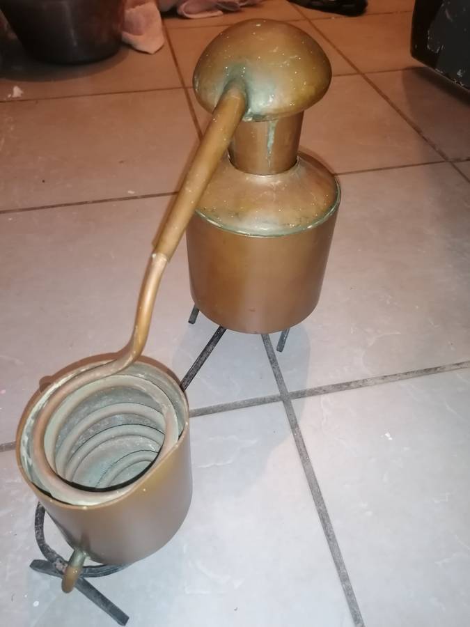 Very cute and unusual small vintage Copper Still