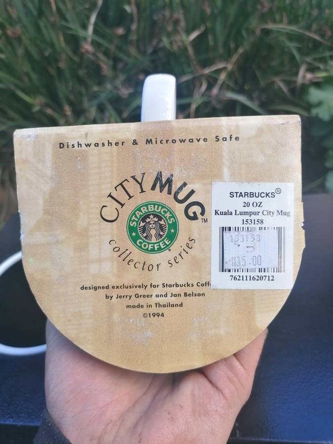 STARBUCKS 1994 LIMITED SERIES KUALA LUMPUR 20 oz MUG