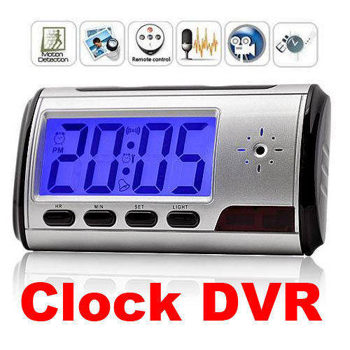 4GB Motion Detection Spy Clock Camera DVR Hidden Camcorder
