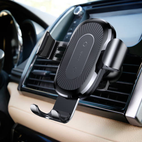 Baseus Car Mount Qi Wireless Charger Quick Charge Fast Charging Pad Holder Stand