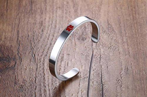 Stainless Steel Medic Alert Cuff