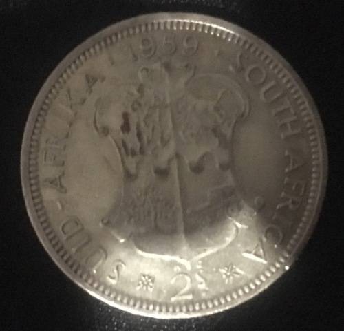 FATHERS DAY SALE - RARE 1959 2 SHILLINGS SA COIN ***GREAT CONDITION***