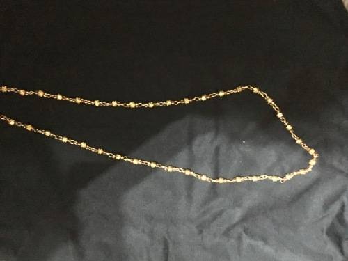 Free Jewellry box with the purchase of this Stunning 9ct Gold plated long length chains