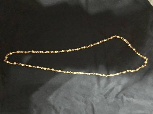 Free Jewellry box with the purchase of this Stunning 9ct Gold plated long length chains