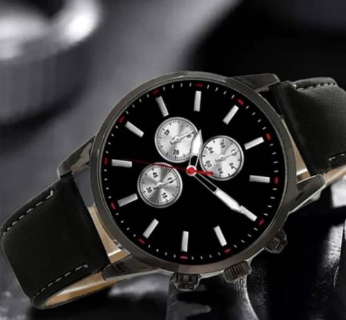 **Warehouse Clearance : Gorgeous Mens Triple Round Pointer Watch**