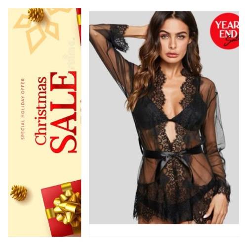 **New Stock Unpacked : Stunning Ladies lace Robes**