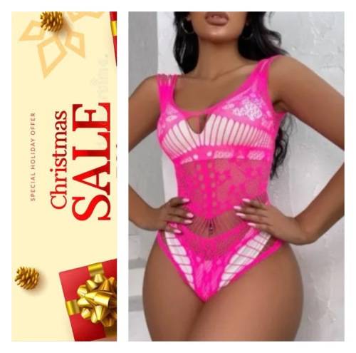 **80% Off Sale : Stunning Pink teddy body suit**