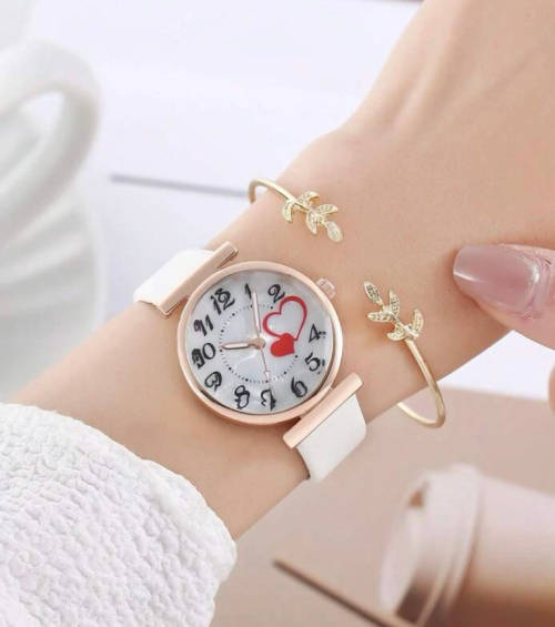 **Crazy Sale : Gorgeous 2pc Rhinestone watch with bracelet**