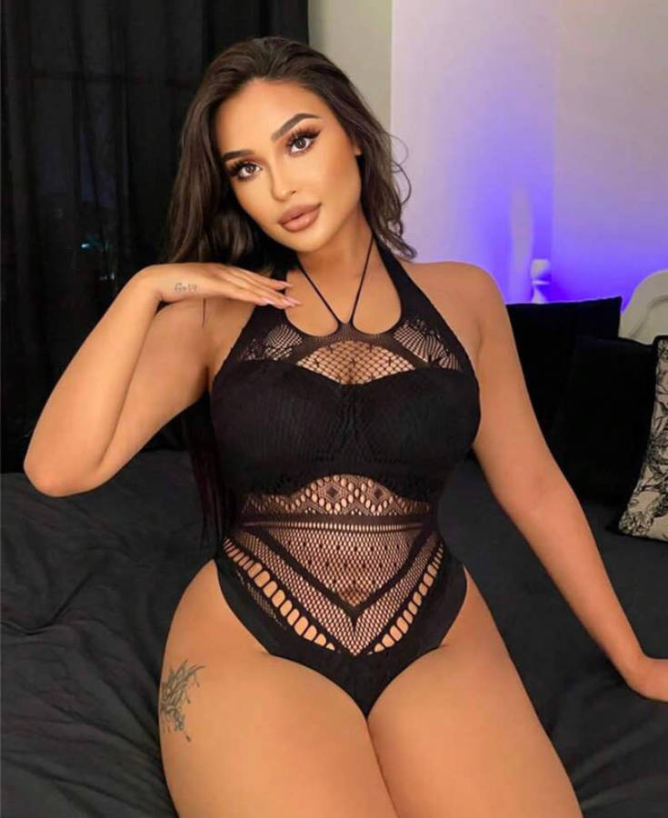 **Black Friday : 90% off Stunning hollow out mesh bodysuit**