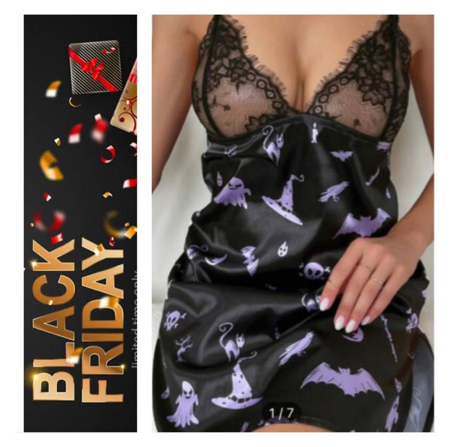 **Black Friday: R55 Deals on all Satin and lace Nightdress**