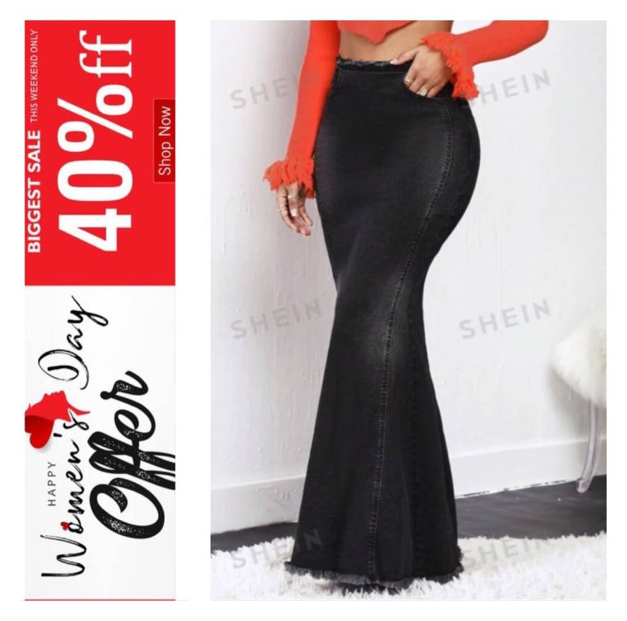 **Womens Month Specials: 90% ladies Denim Skirts (Tall)**