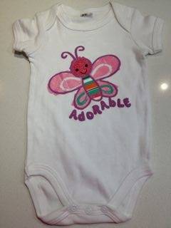 Adorable butterfly Baby Rompers