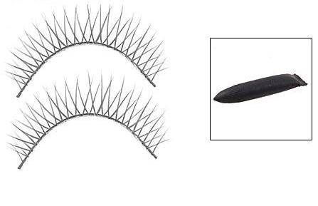 Bulk Buy  Criss/Cross False Eyelashes Strip w Glue 25 Pairs