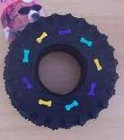 Squeaky Vinyl Tire Dog Toy