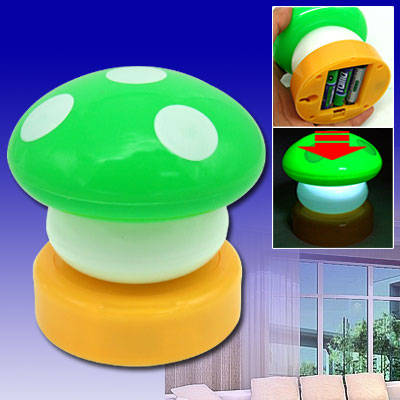 Yellow Mini Mushroom Desktop Touch Lamp
