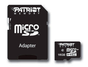 Patriot 16GB MicroSDHC Class 4