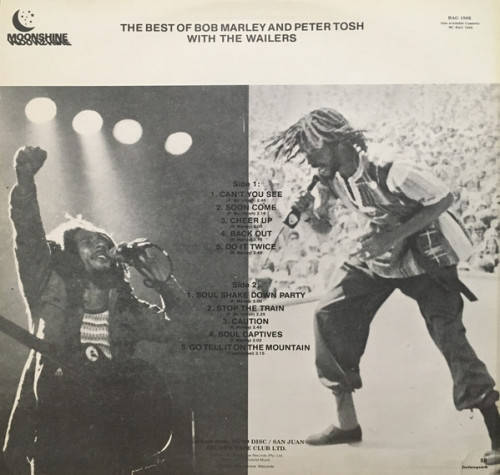 bob marley and peter tosh, with waylers, 1981, sa press, VG+