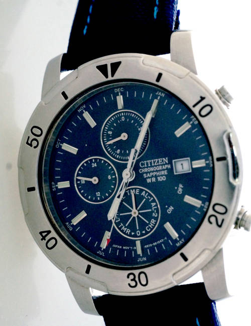 Stunning Citizen Promaster Alarm Chronograph with sapphire crystal