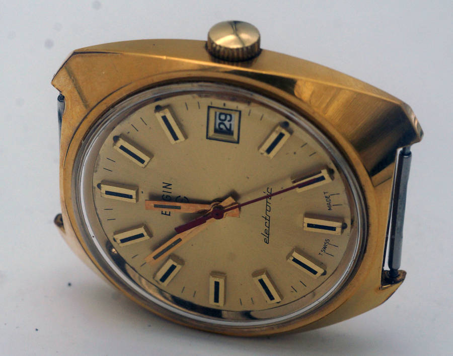 Elgin - Rare Transistorised Movement with Balance Wheel. highly collectable
